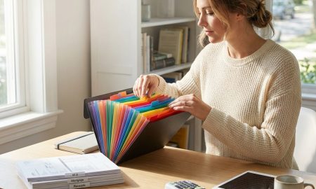 Tax-season document checklist and filing prep