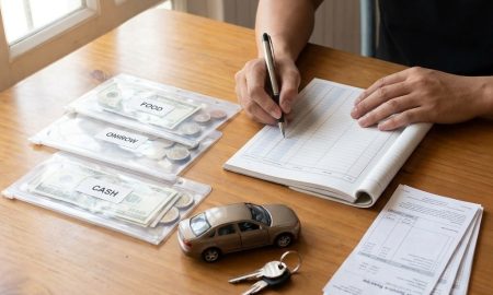 Car maintenance sinking fund for summer driving (budgeting + planning)